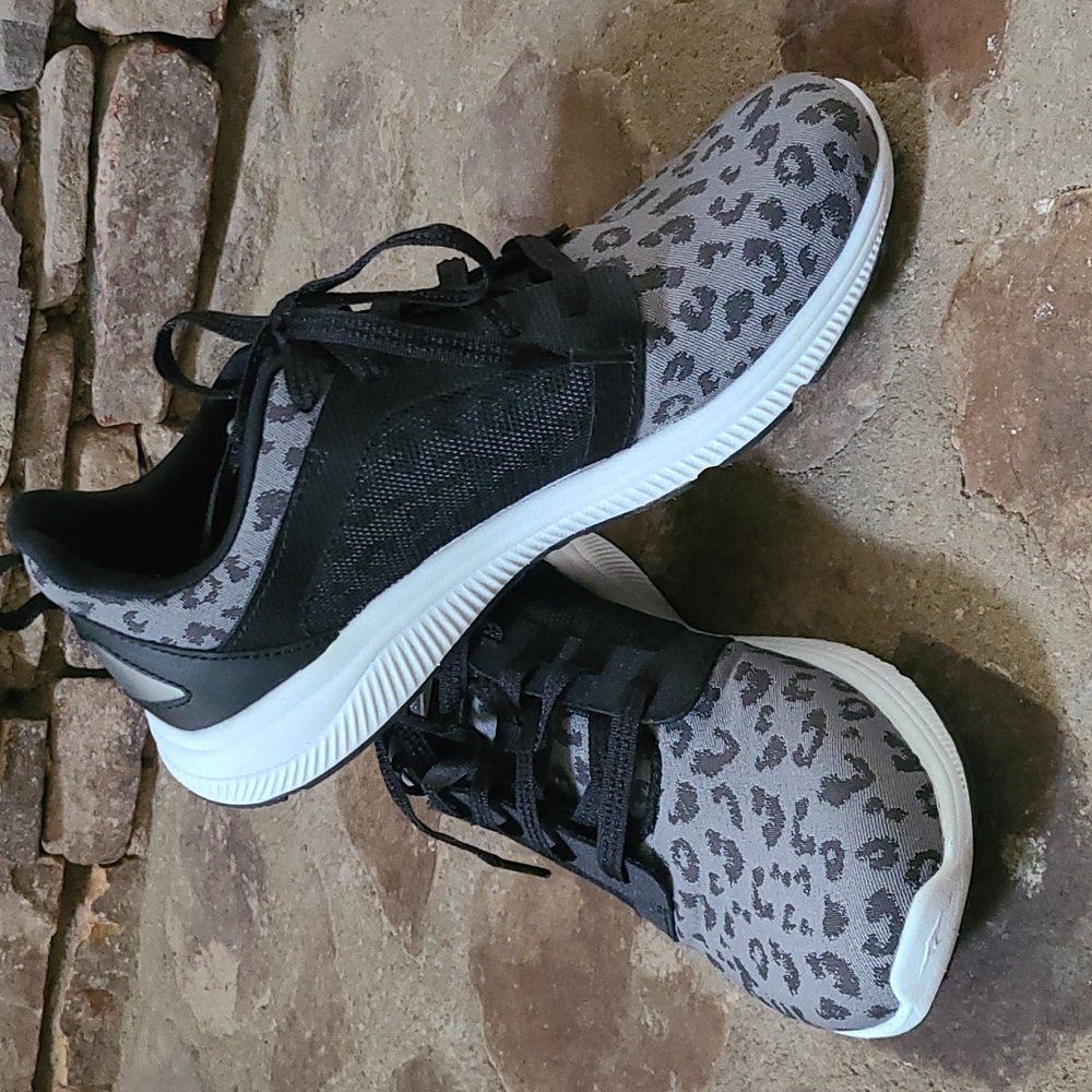 AVIA Black Gray Leopard Zumba 9.5 - Picture 3 of 7